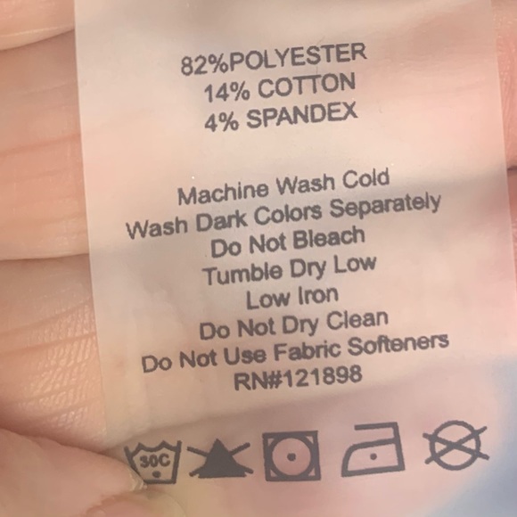 Title Nine Striped Vibe Tee Blue/Black Size S - Picture 6 of 6